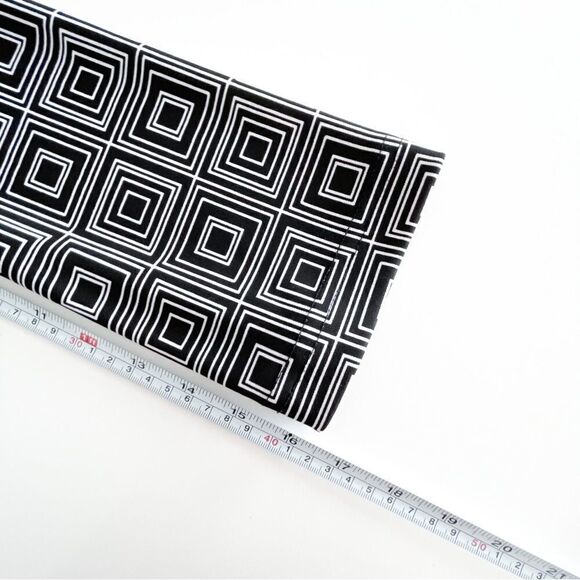 Thyme Maternity V-Neck Bell Sleeve Dress Black White Women's S Stretchy - Picture 6 of 7